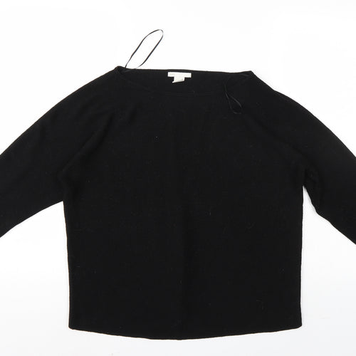 H&M Womens Black   Pullover Jumper Size S