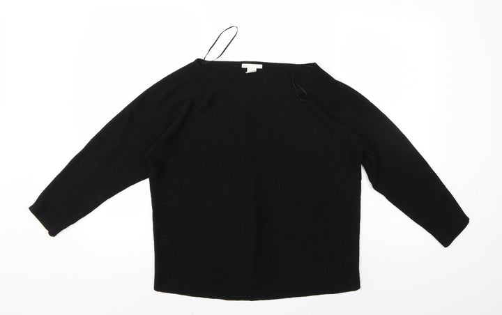 H&M Womens Black Pullover Jumper Size S