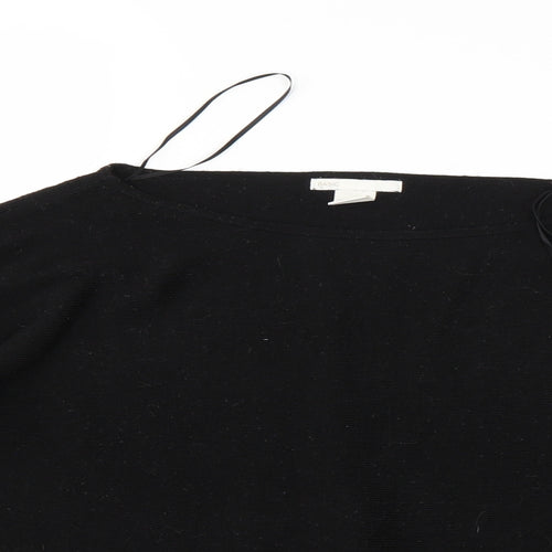 H&M Womens Black   Pullover Jumper Size S