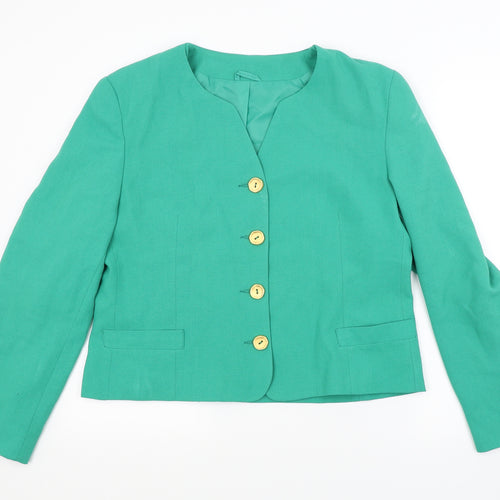 First Avenue Womens Green   Jacket Blazer Size 18