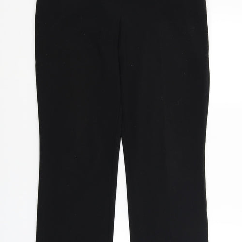 Marks and Spencer Womens Black   Trouser Suit Suit Top Size 12 L28 in - side fastening