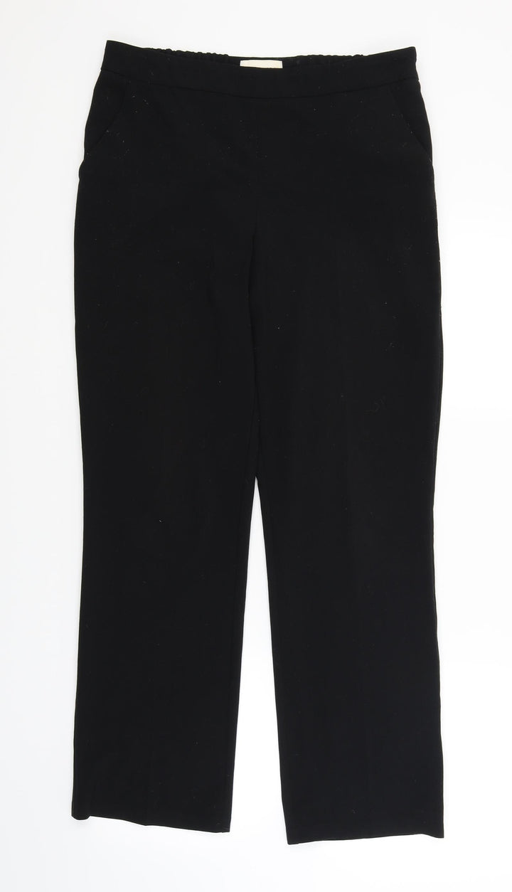 Marks and Spencer Womens Black   Trouser Suit Suit Top Size 12 L28 in - side fastening