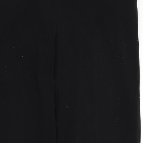 Marks and Spencer Womens Black   Trouser Suit Suit Top Size 12 L28 in - side fastening
