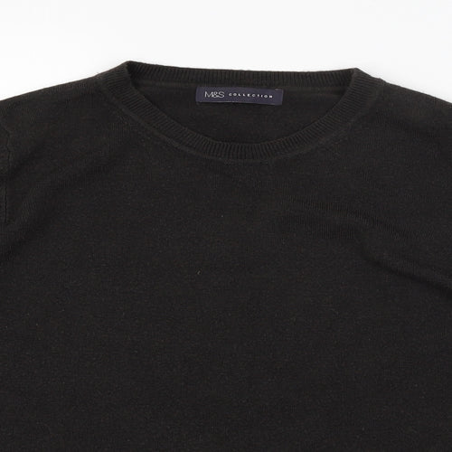 Marks and Spencer Womens Brown  Knit Pullover Jumper Size 14