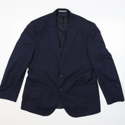 Marks and Spencer Mens Blue   Jacket Suit Jacket Size 42