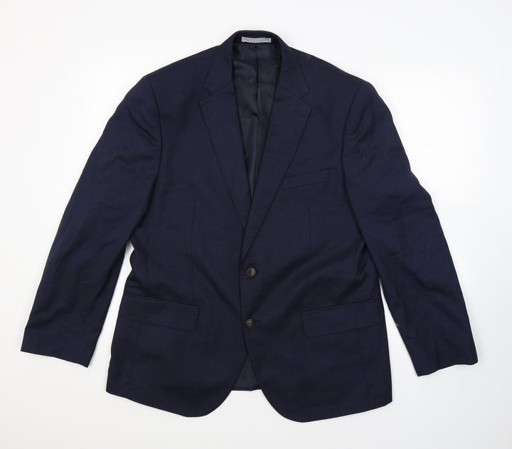 Marks and Spencer Mens Blue   Jacket Suit Jacket Size 42