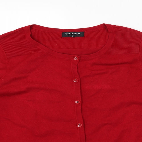 Debenhams Womens Red   Cardigan Jumper Size 14