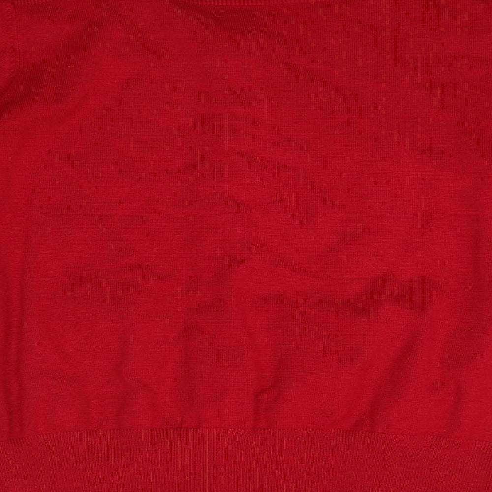 Debenhams Womens Red   Cardigan Jumper Size 14