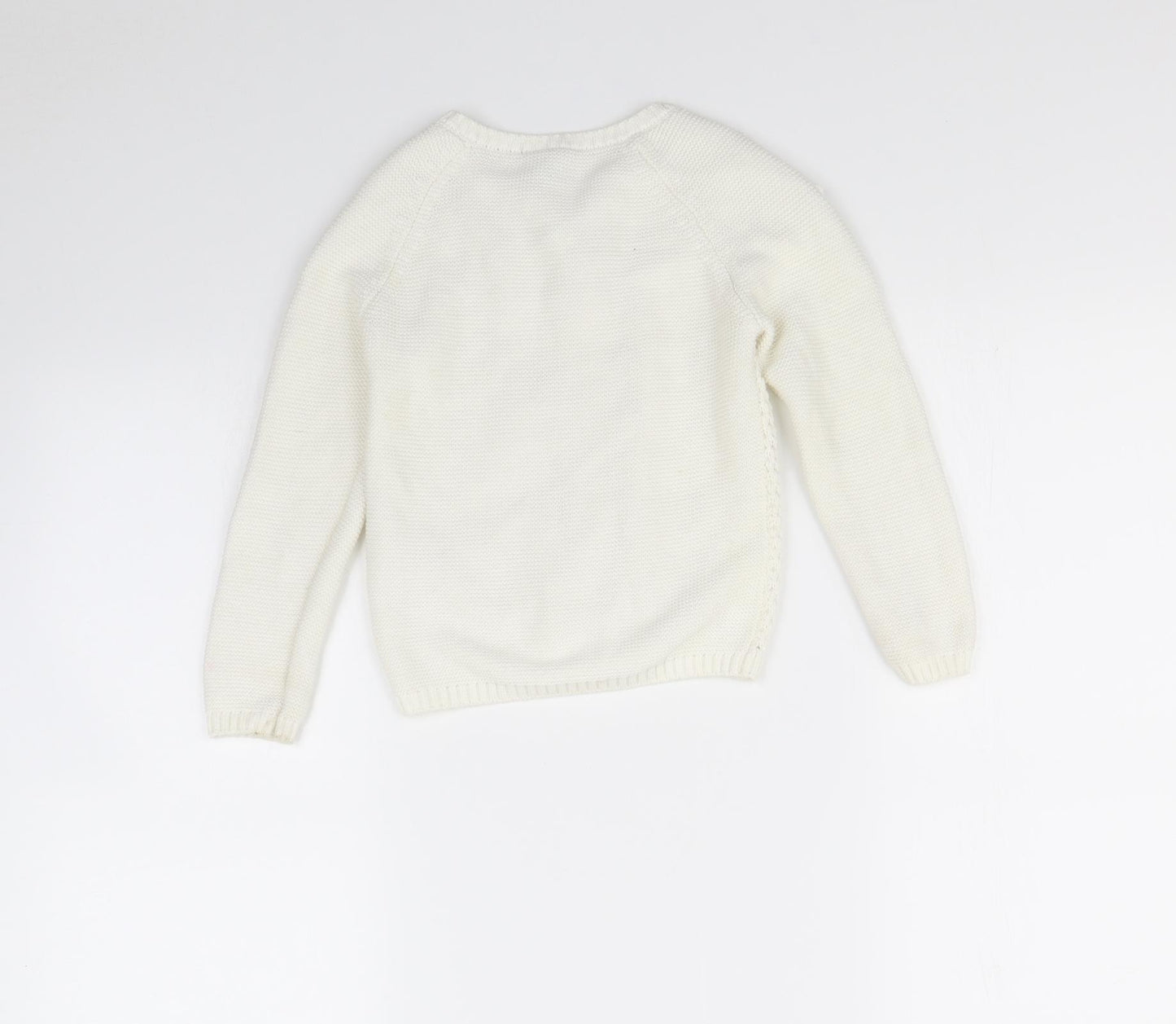 TU Girls White   Cardigan Jumper Size 2 Years