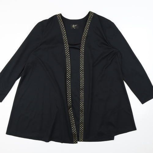 Amari Womens Black   Jacket  Size 16