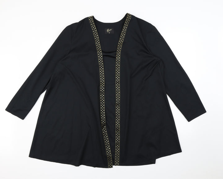 Amari Womens Black   Jacket  Size 16