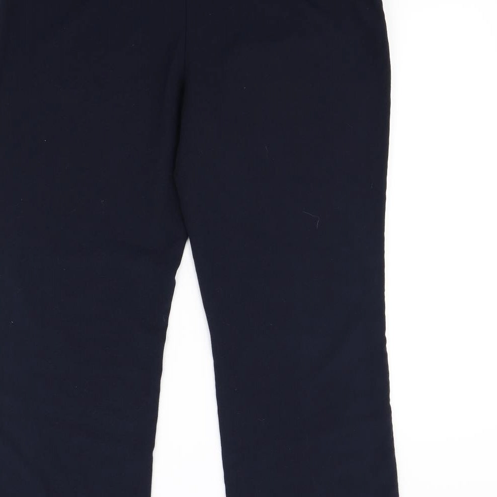 M&Co Womens Blue   Dress Pants Trousers Size 14 L27 in