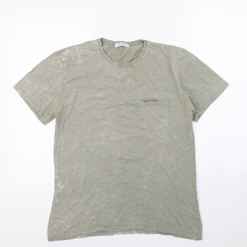 MM Studio Womens Green   Basic T-Shirt Size M
