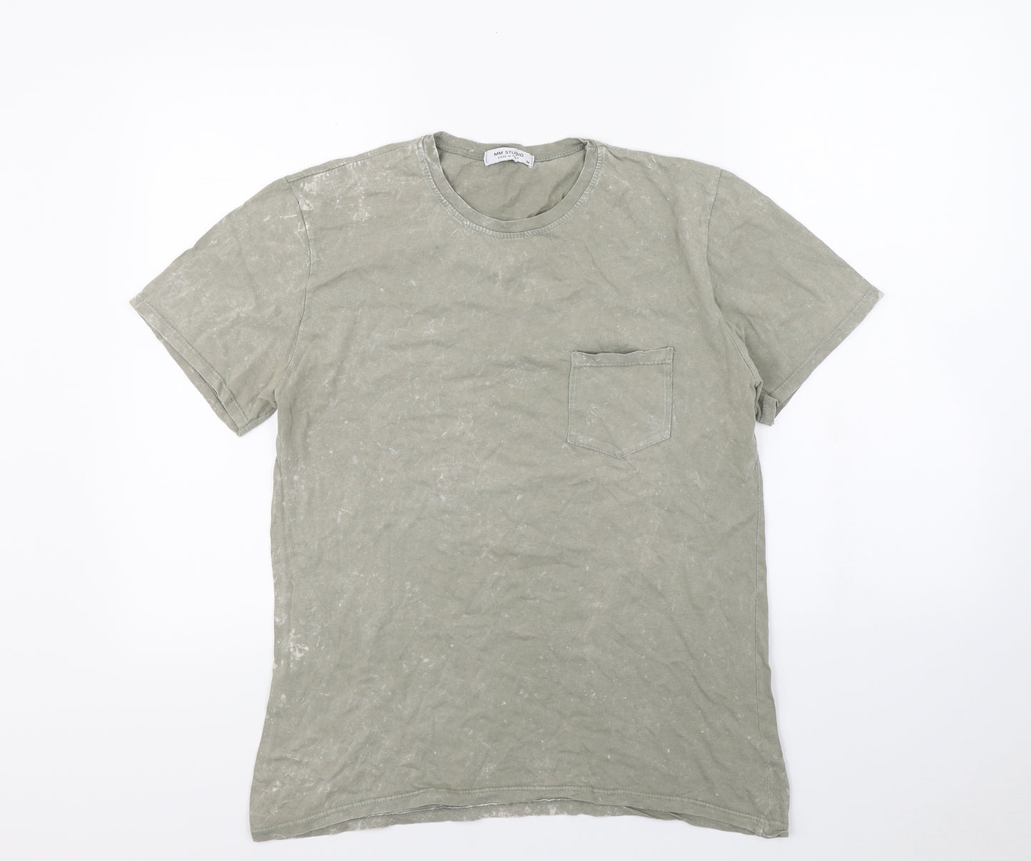 MM Studio Womens Green   Basic T-Shirt Size M