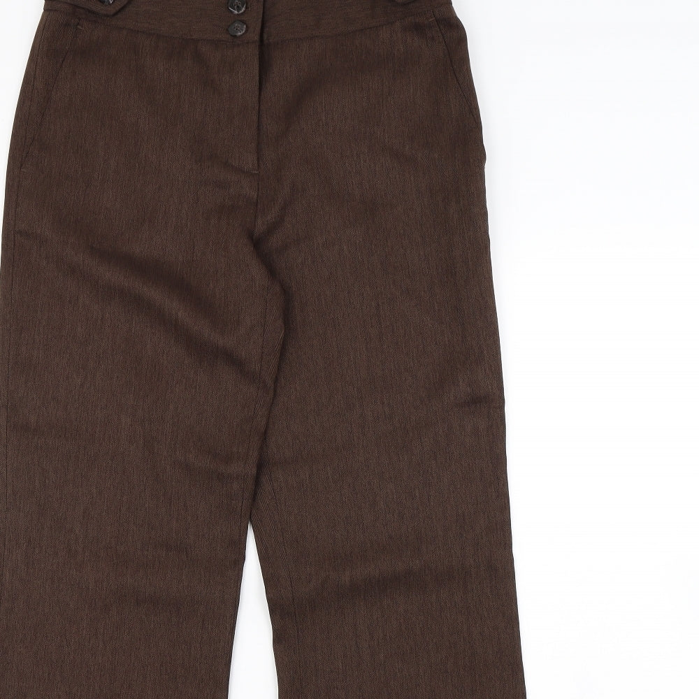 Atmosphere Womens Brown   Trousers  Size 10 L30 in