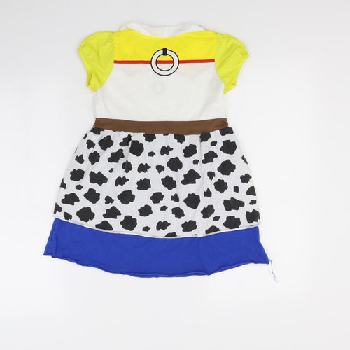 Preworn Girls Multicoloured Animal Print  Fit & Flare  Size 9 Years  - Toy Story