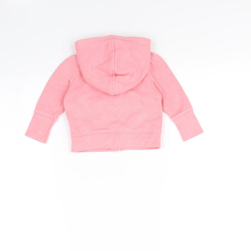 Gap Girls Pink   Full Zip Jumper Size 3-6 Months