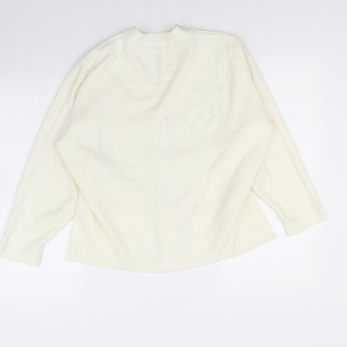 CARE Womens Ivory   Cape Jumper Size M