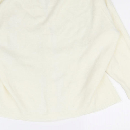 CARE Womens Ivory   Cape Jumper Size M