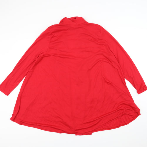 IQ Womens Red   Cardigan Jumper Size 10