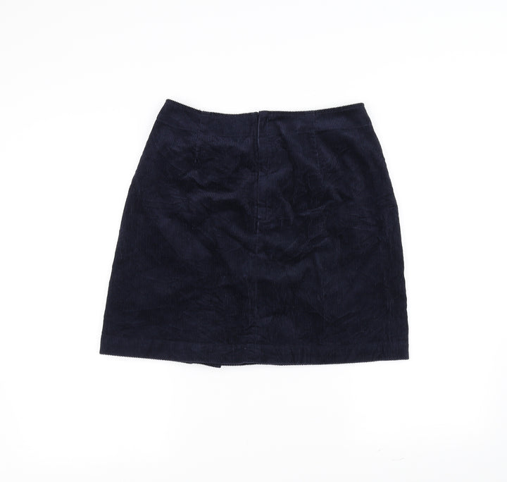 uni Womens Blue A-Line Skirt Size 29 in