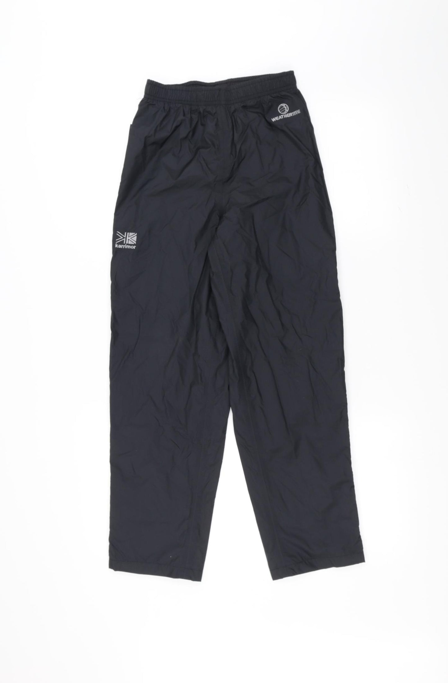 Karrimor Boys Black   Rain Trousers Trousers Size 9-10 Years