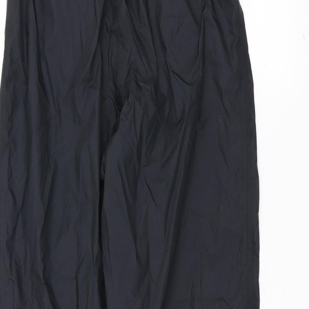 Karrimor Boys Black   Rain Trousers Trousers Size 9-10 Years