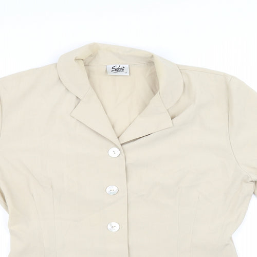 Select Womens White   Jacket  Size 12