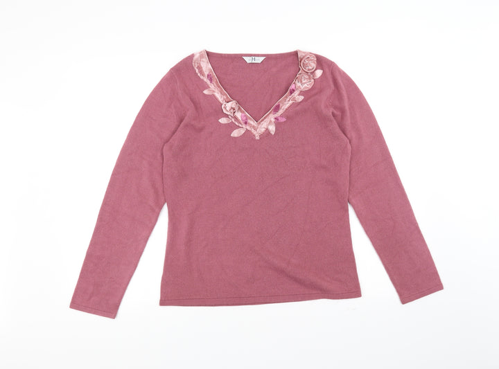 Joanna Hope Womens Pink   Pullover Jumper Size 12