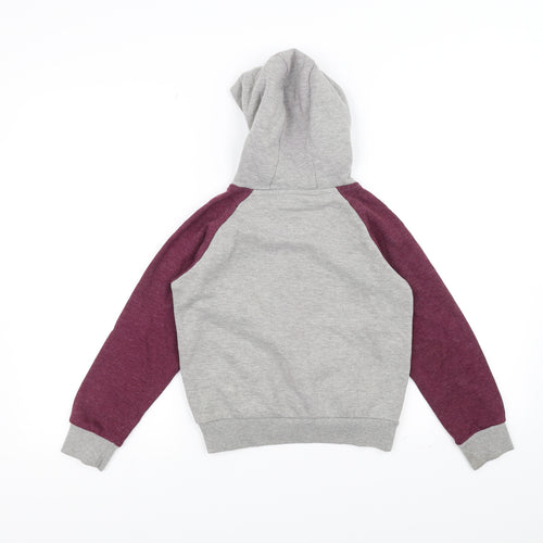 Rebel Boys Grey   Pullover Hoodie Size 7-8 Years