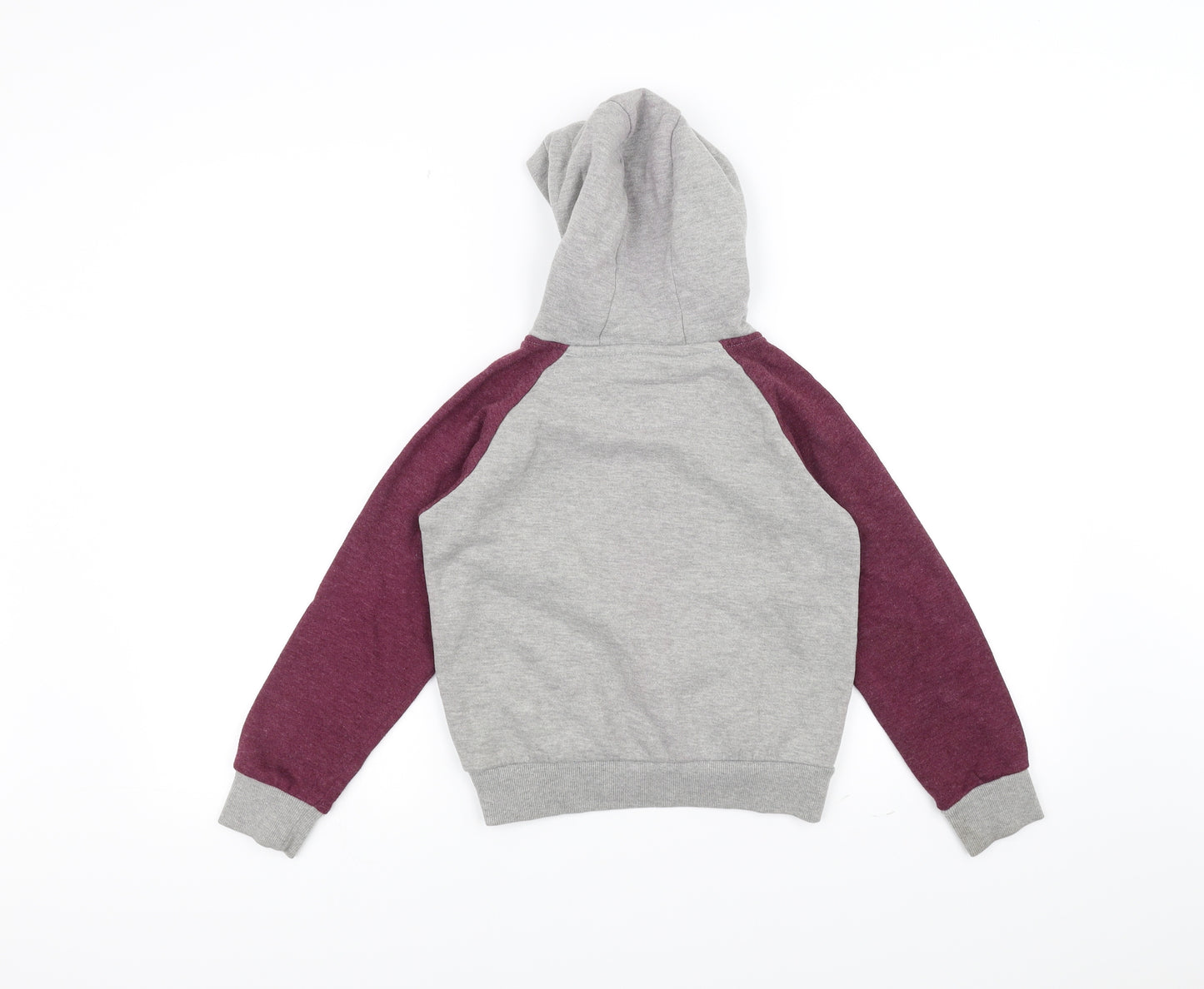 Rebel Boys Grey   Pullover Hoodie Size 7-8 Years