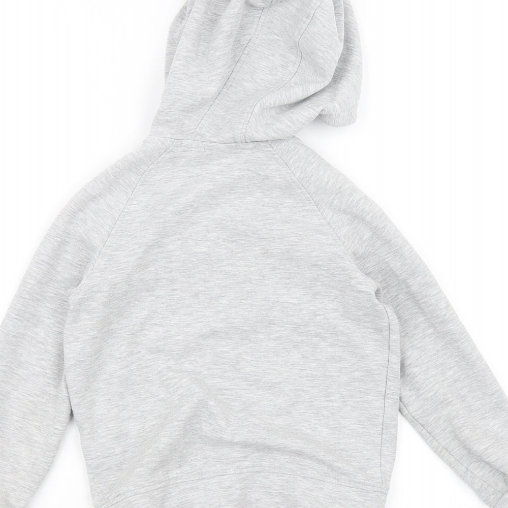 Marks and Spencer Girls Grey   Full Zip Hoodie Size 4-5 Years