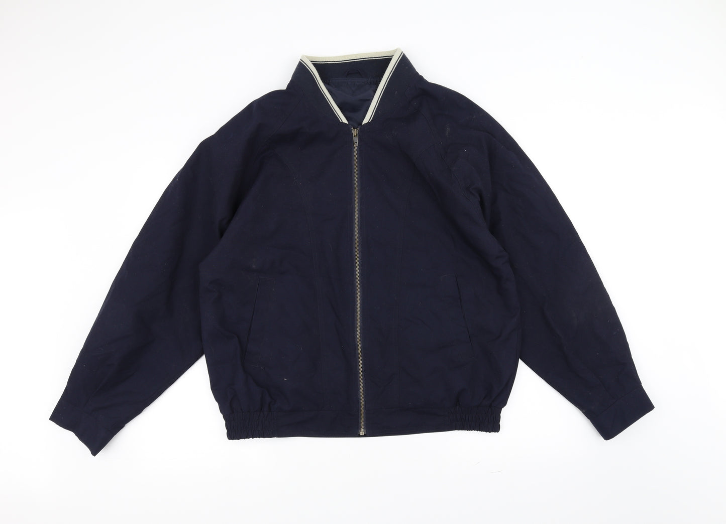 BHS Mens Blue   Bomber Jacket Jacket Size M
