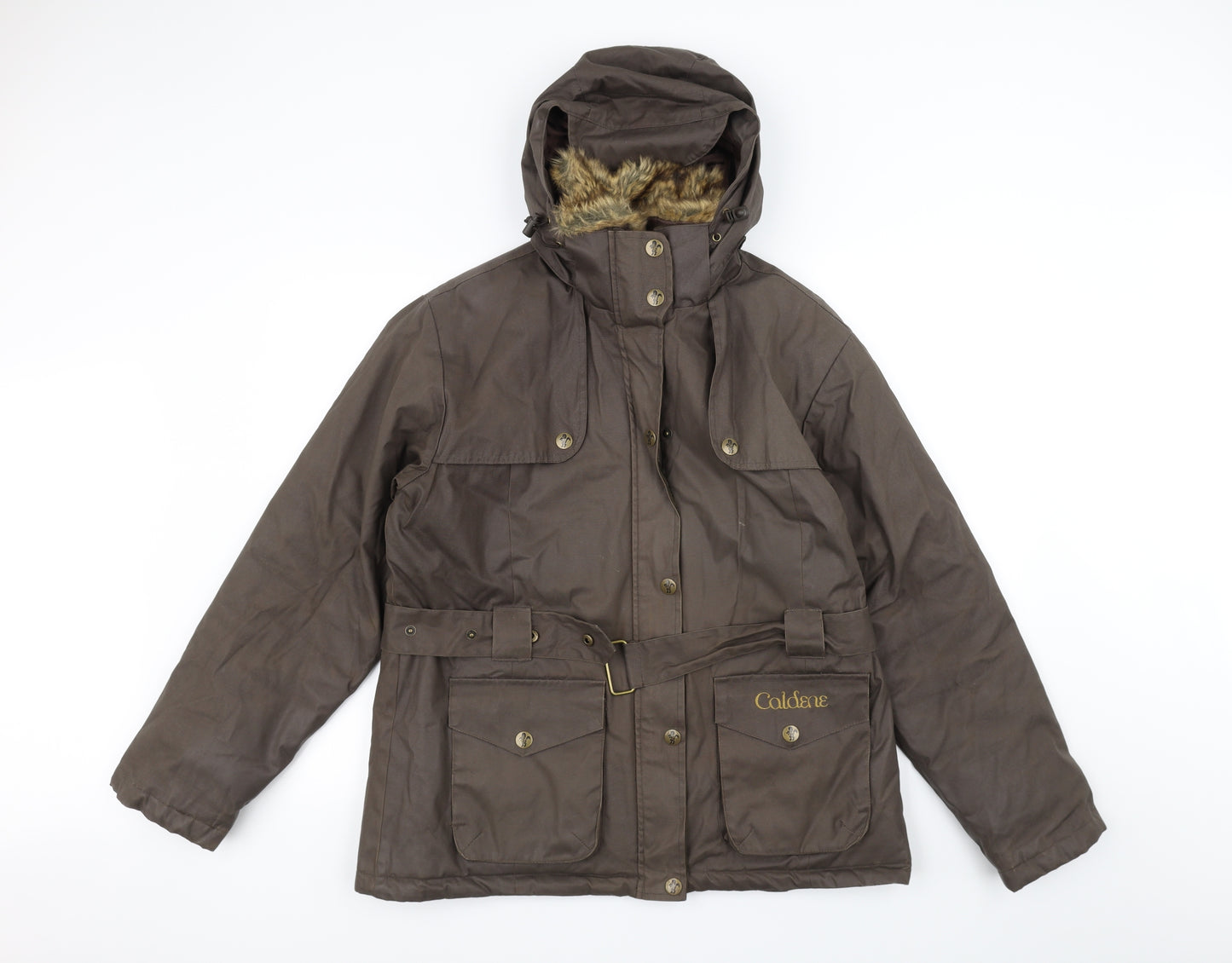 Coldene Womens Brown   Parka Coat Size XL