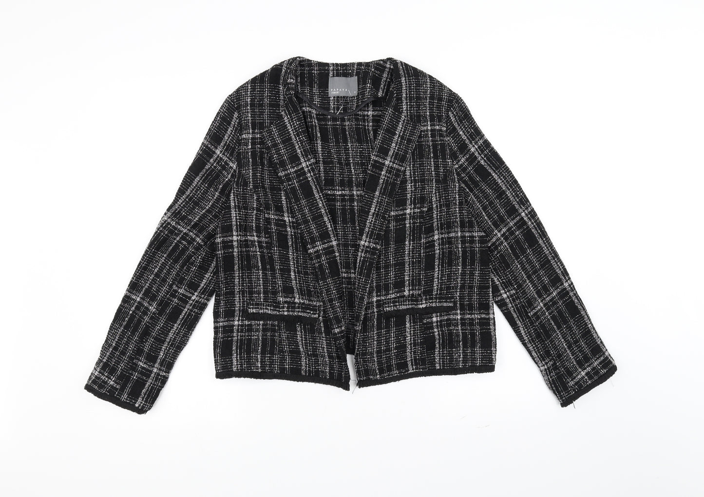 Papaya Womens Black   Jacket  Size 10