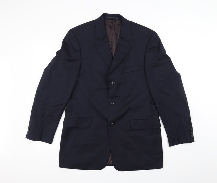 AUSTEN REED Mens Blue   Jacket Suit Jacket Size 38