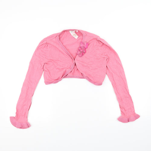 MW Girls Pink   Cardigan Jumper Size 11-12 Years