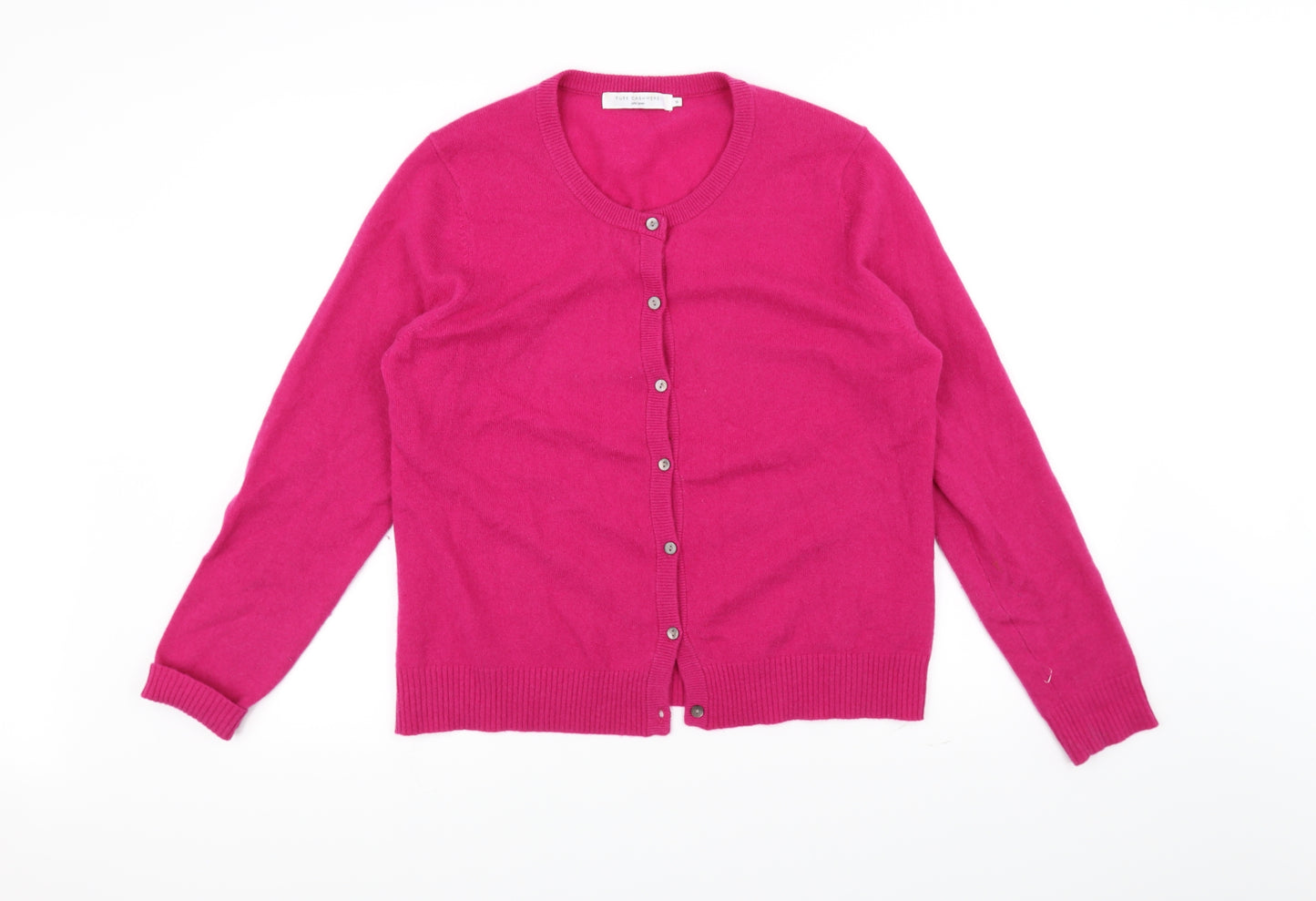 John Lewis Womens Pink   Cardigan Jumper Size 18