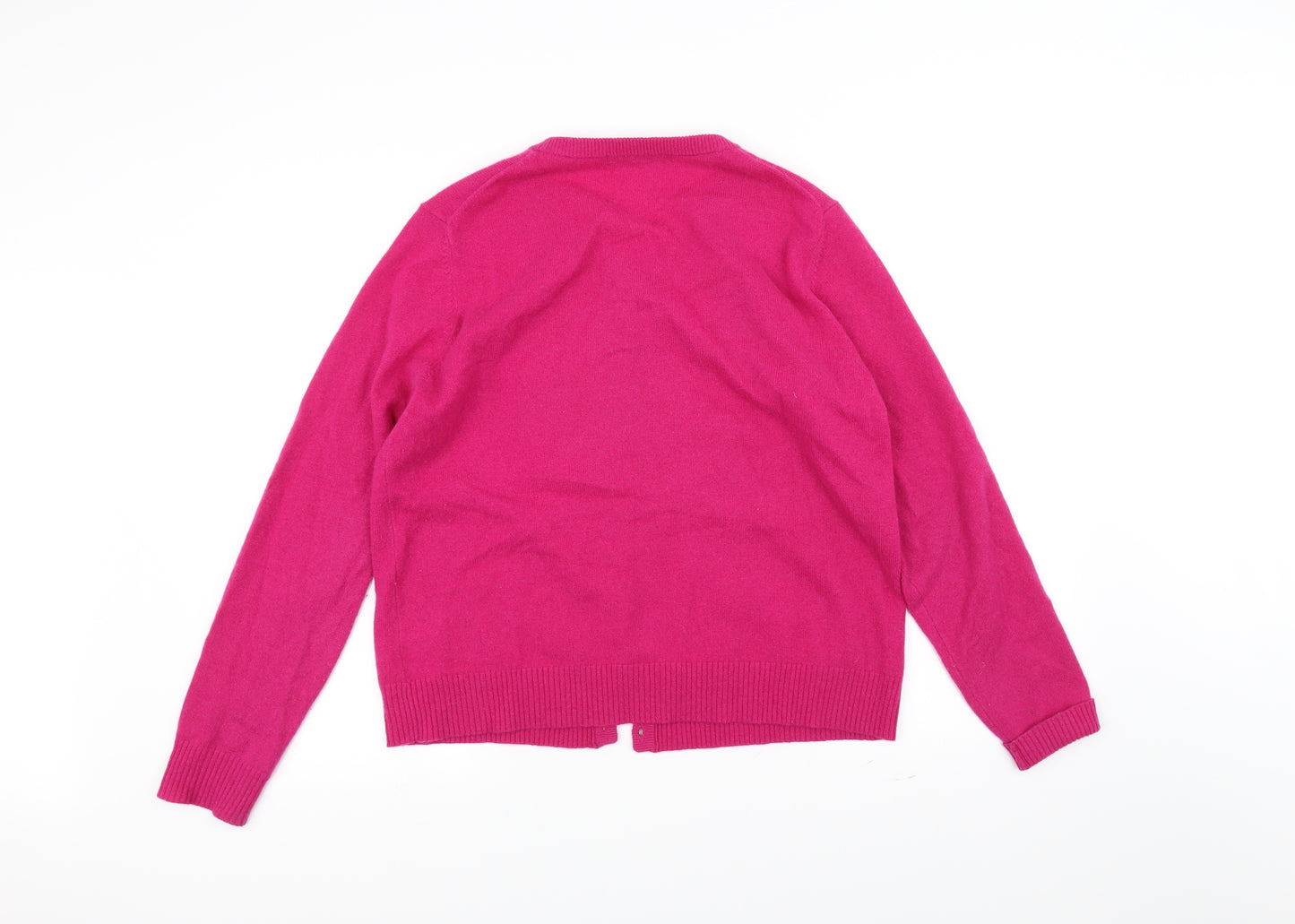 John Lewis Womens Pink   Cardigan Jumper Size 18