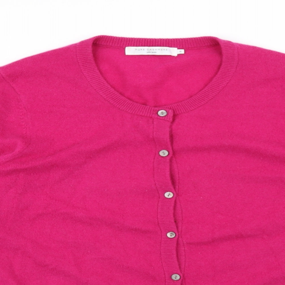 John Lewis Womens Pink   Cardigan Jumper Size 18
