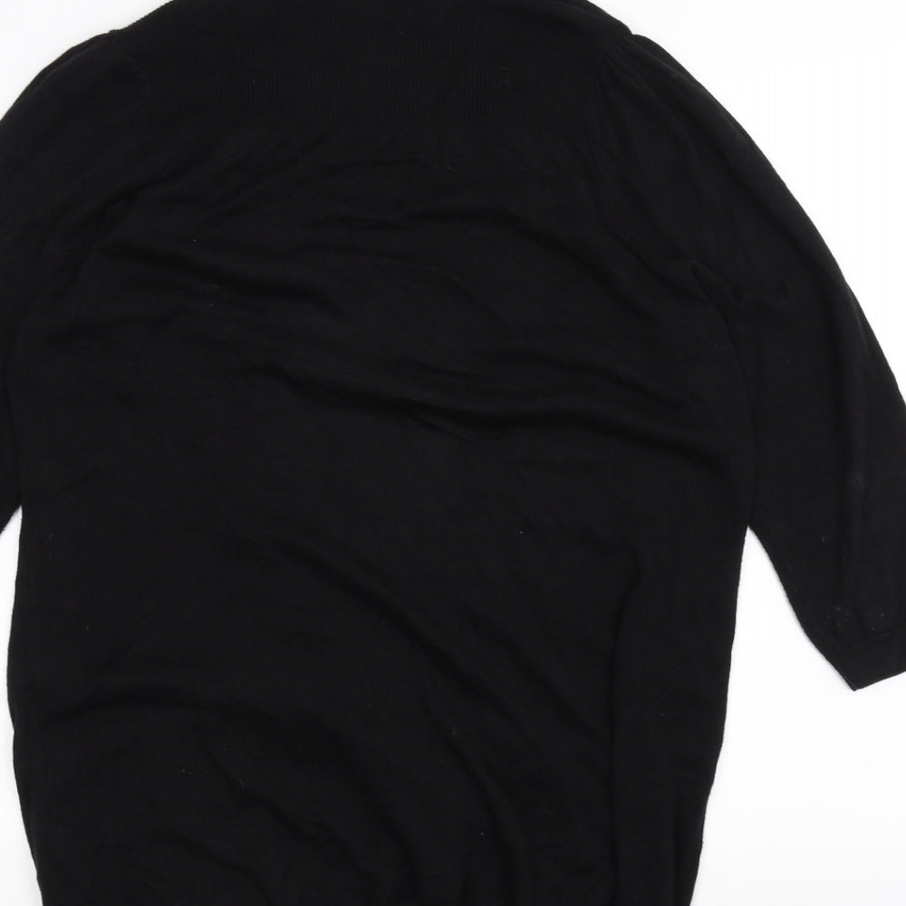 Wallis Womens Black   Cardigan Jumper Size M