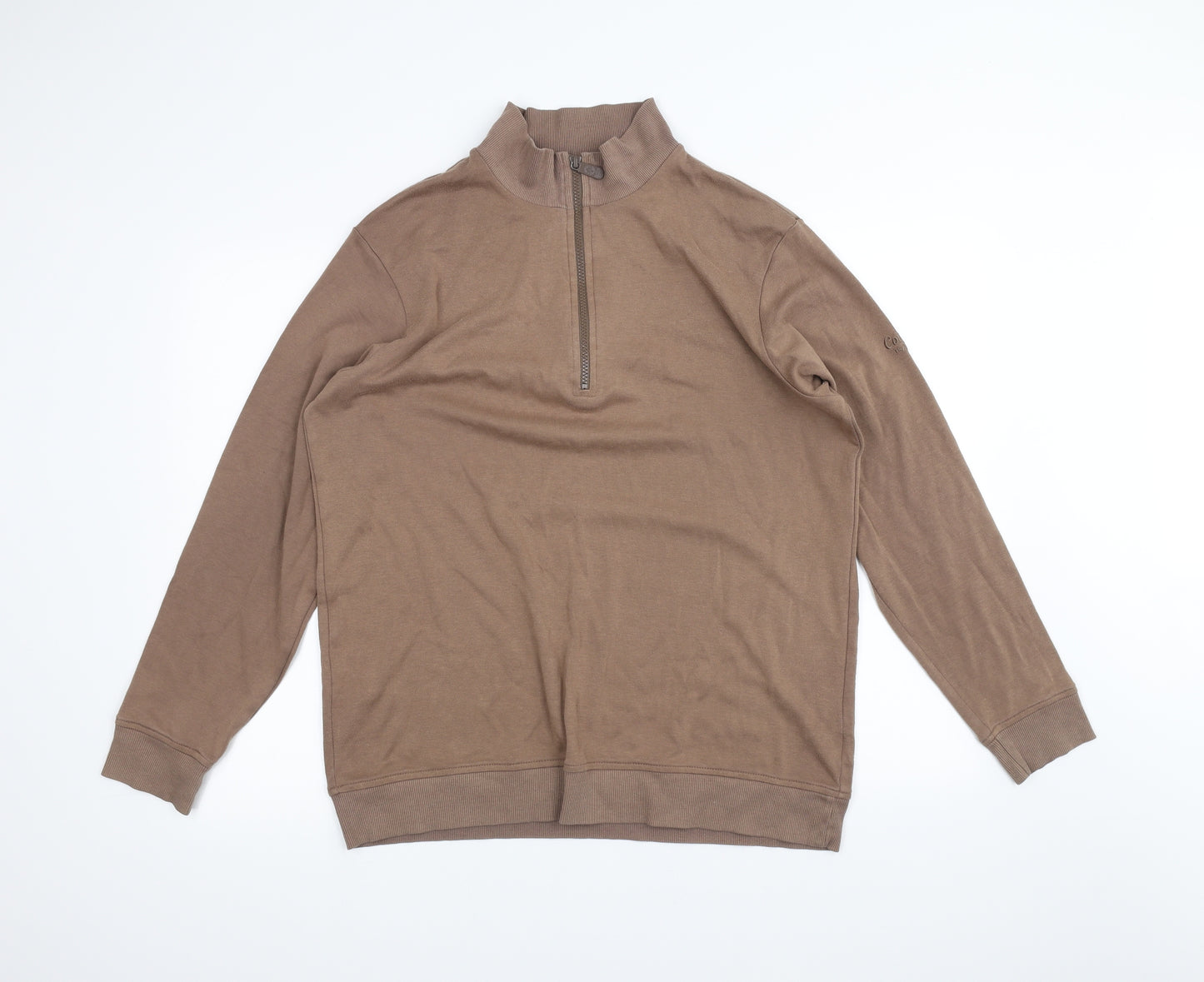 Cotton Traders Mens Brown   Pullover Jumper Size L