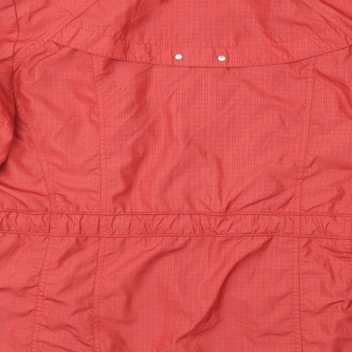 EWM Womens Red Check  Jacket Coat Size 18