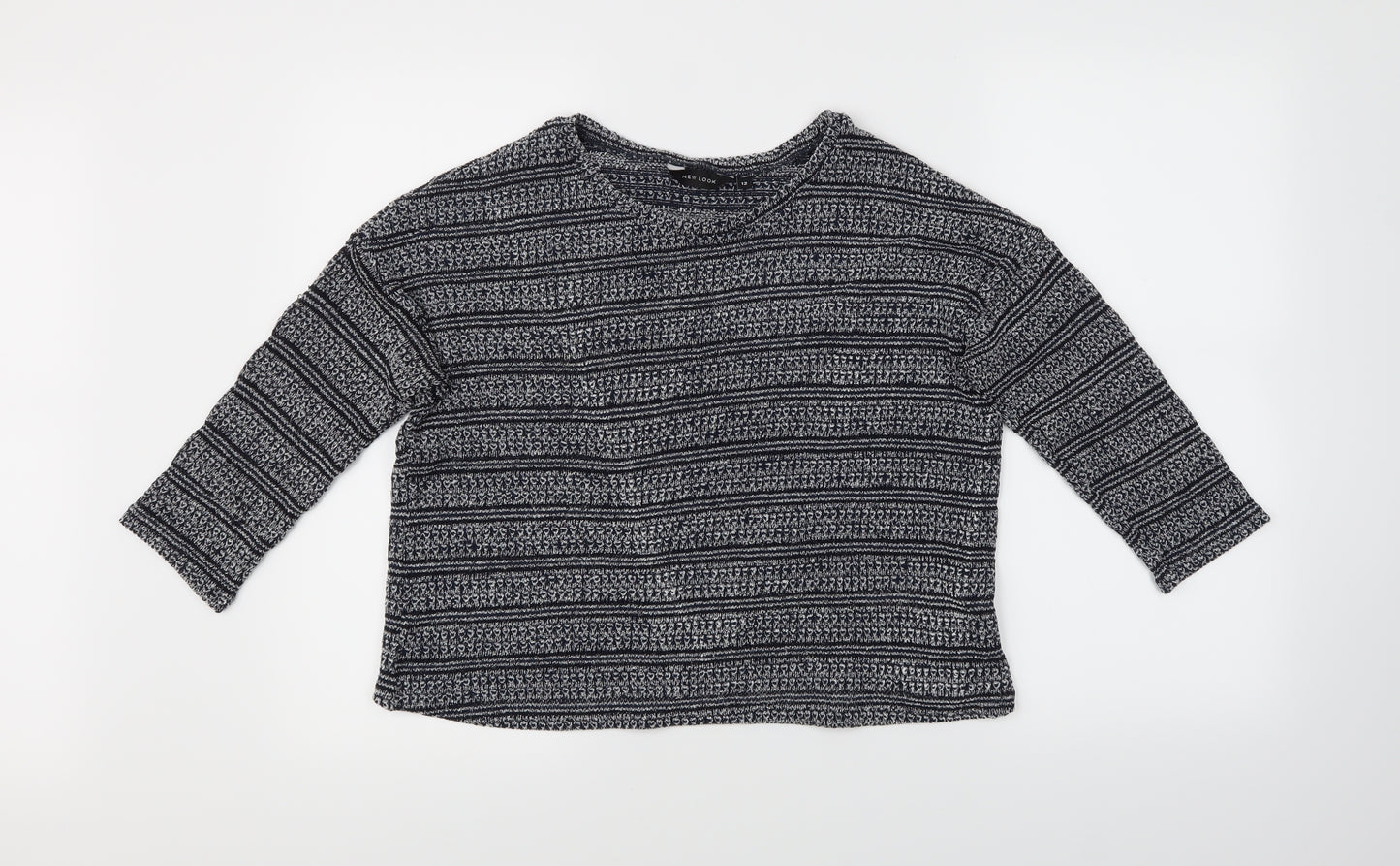 New Look Womens Multicoloured Striped  Pullover Jumper Size 12