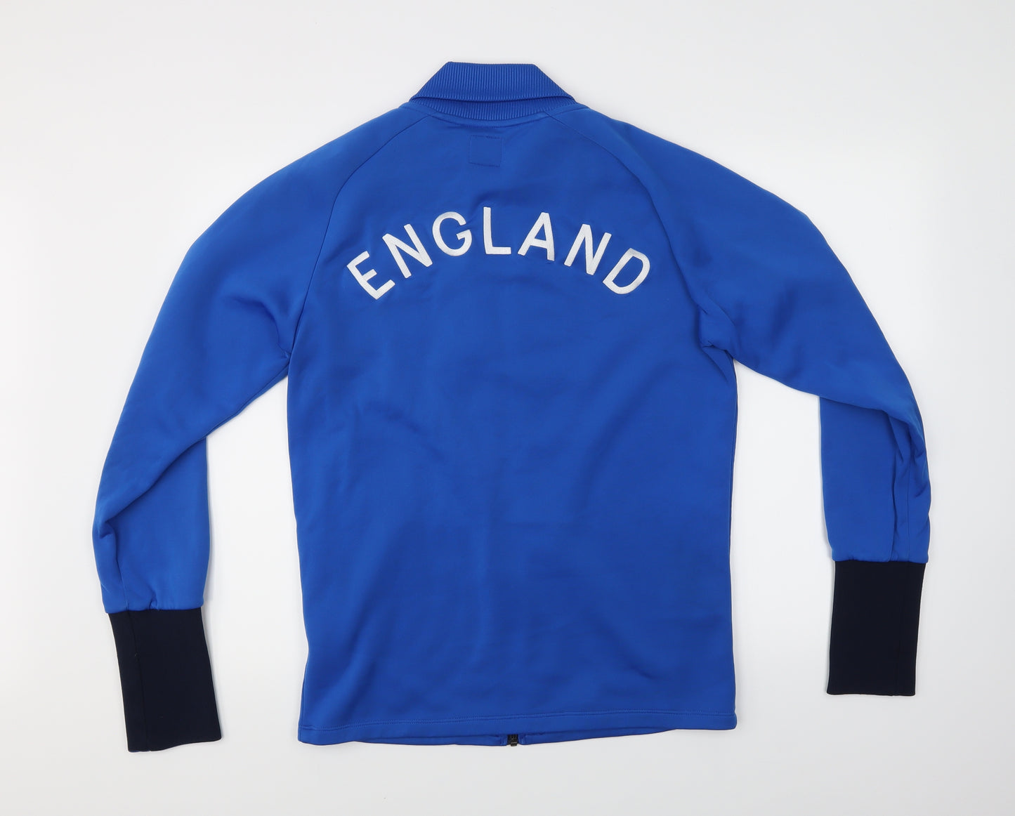 Umbro Mens Blue   Full Zip Sweatshirt Size M  - England