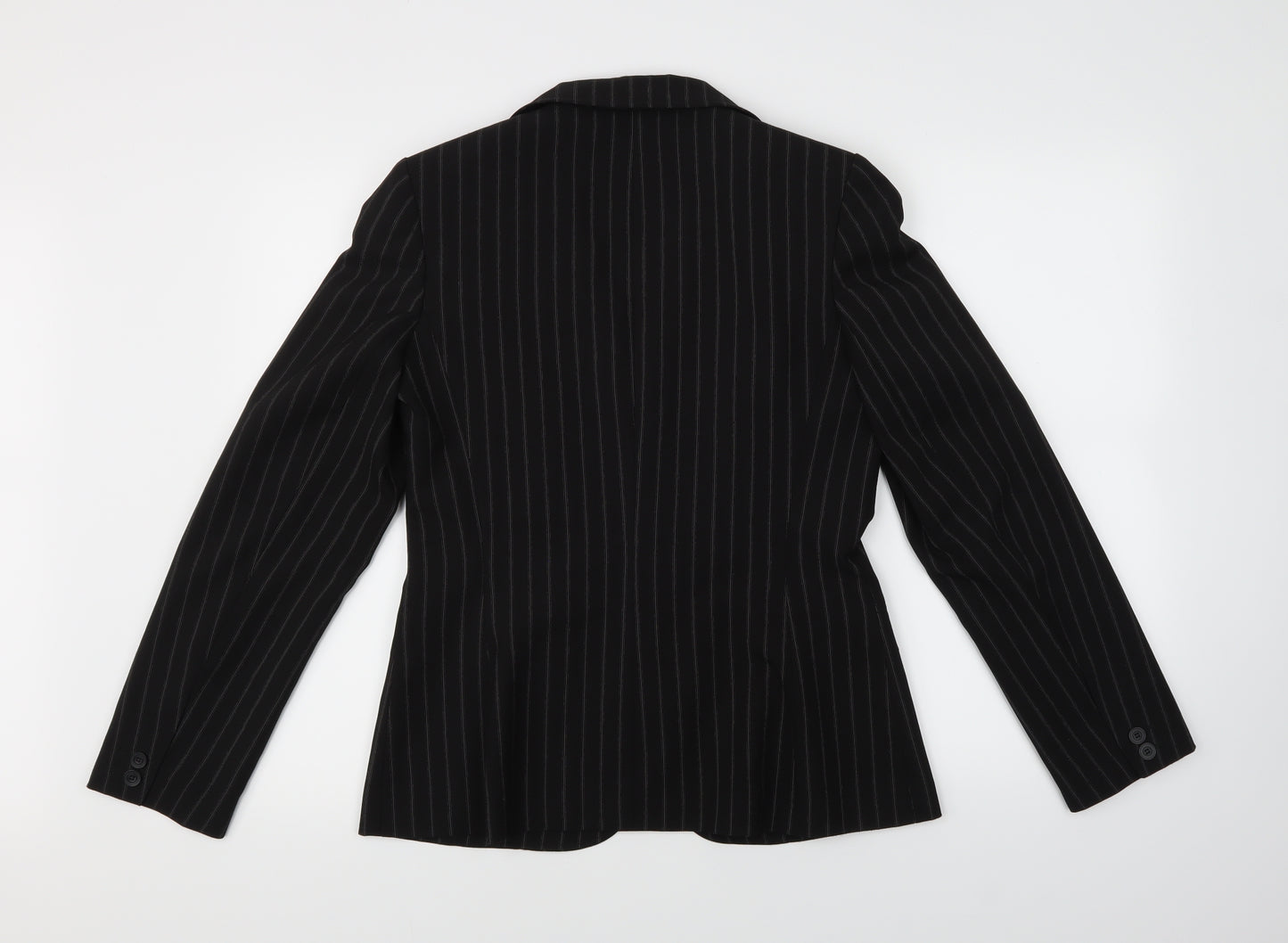 Dorothy Perkins Womens Black Striped  Jacket Suit Jacket Size 12