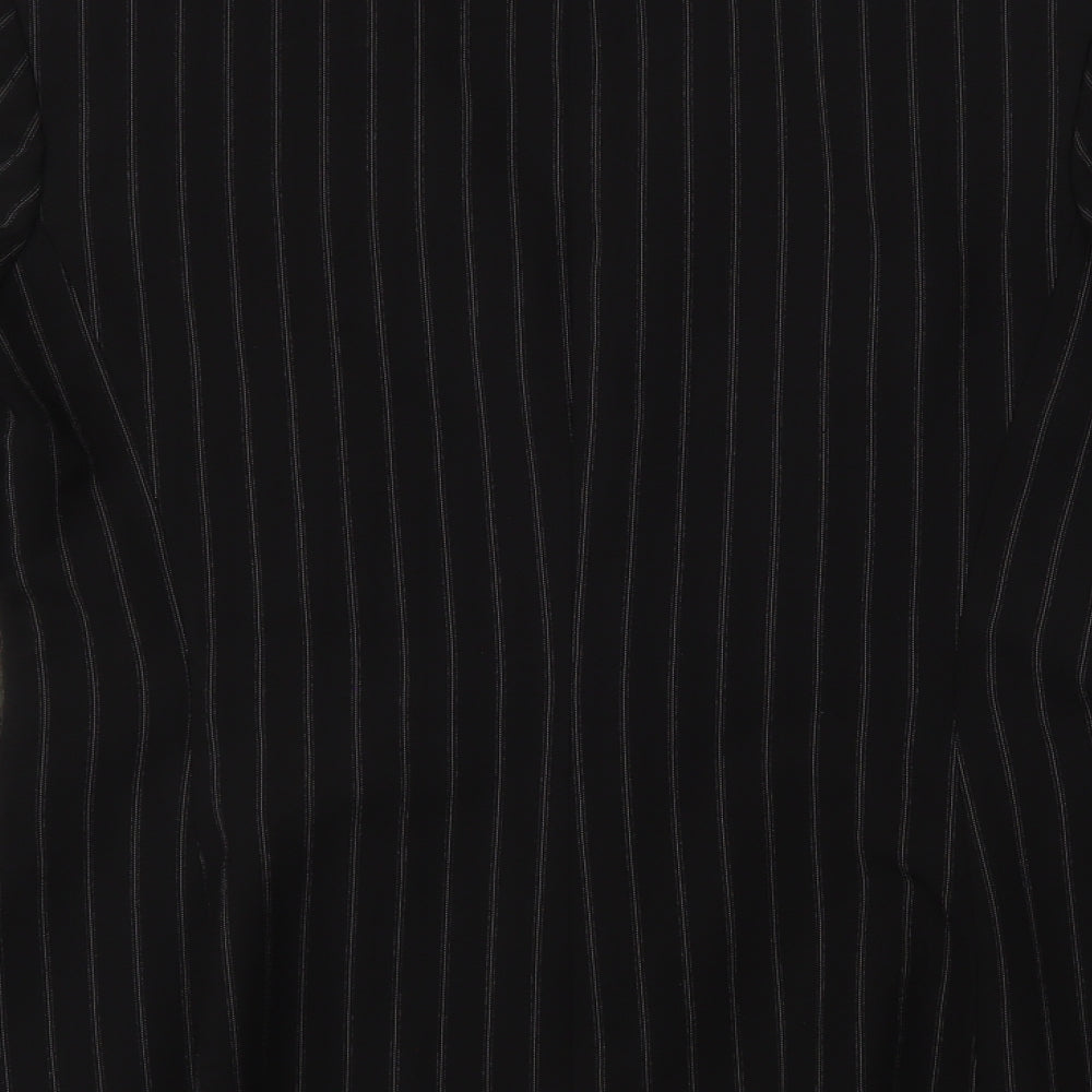 Dorothy Perkins Womens Black Striped  Jacket Suit Jacket Size 12