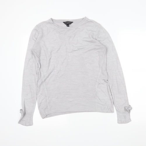 Dorothy Perkins Womens Grey   Tunic Jumper Size 12