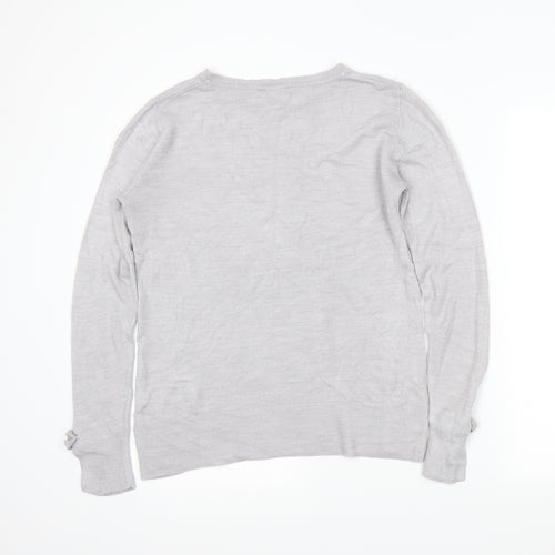 Dorothy Perkins Womens Grey   Tunic Jumper Size 12