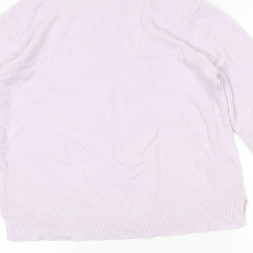 M&S Womens Purple   Tunic Jumper Size 10